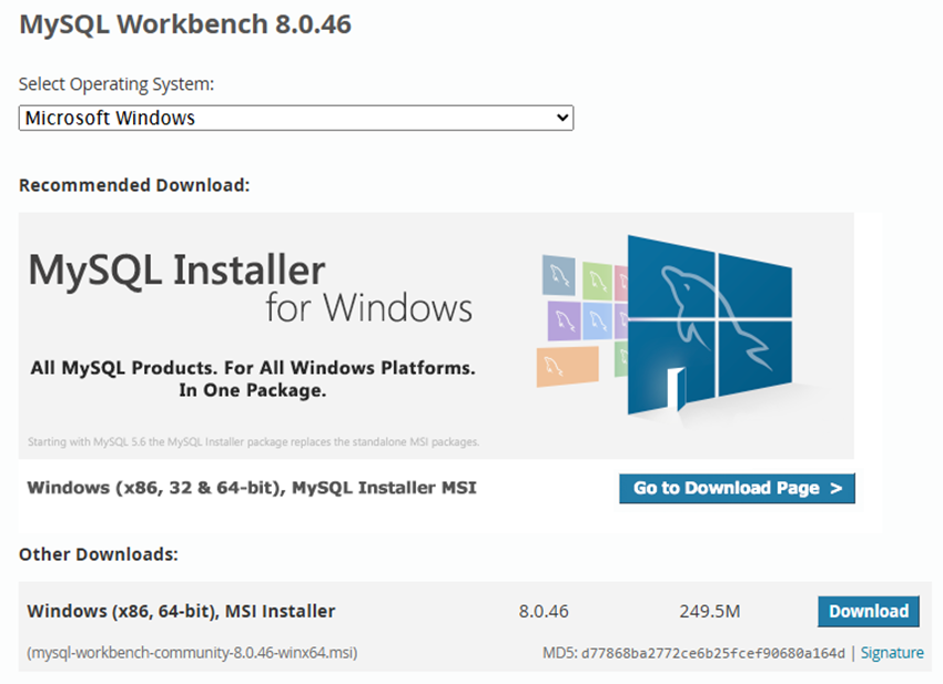 MySQL Workbench Download